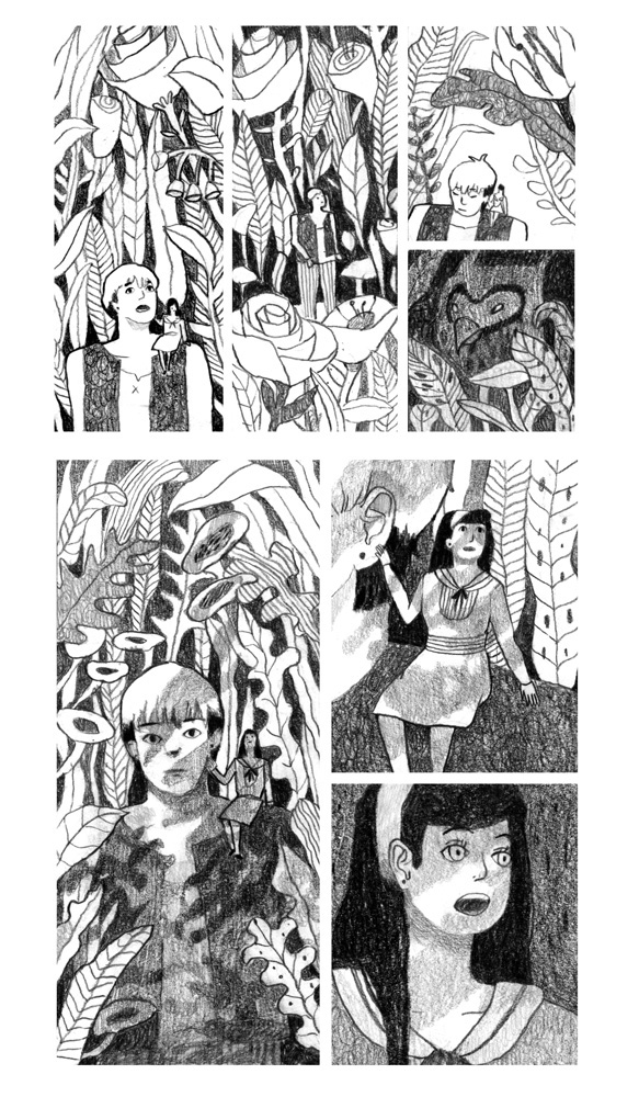 comic Indie Comic self published Zine  black and white