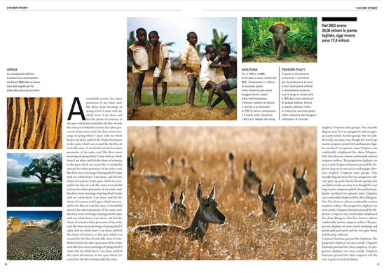 magazine africa cover story cultura savana wide animals paper