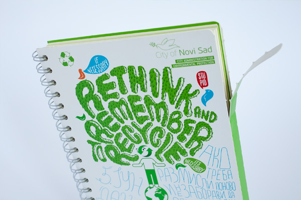 eco report environmental report recycling Handlettering HAND LETTERING handwritten typography report