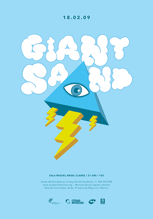 Giant Sand michael nyman mogwai Ron Sexsmith Ani Difranco poster gig concert Vectorial music poster