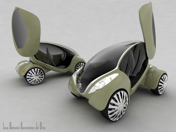 car design 3D PEUGEOT car styling