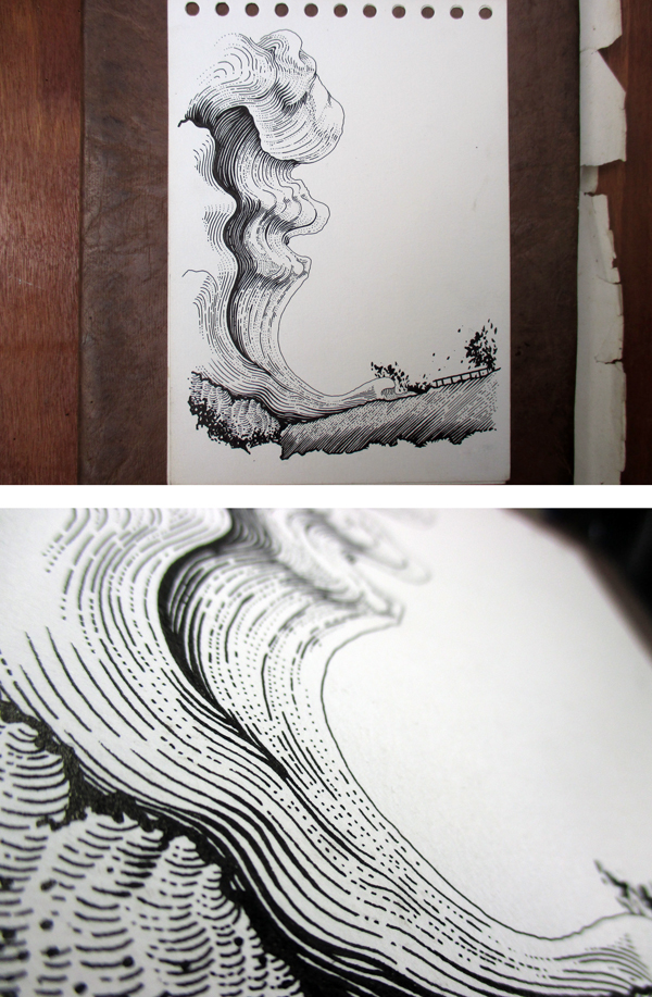 sweeneypen ink sketchbook paper