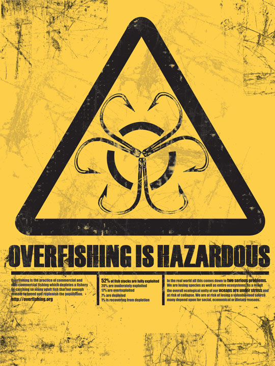 Kelly Urbanowski overfishing poster hazardous