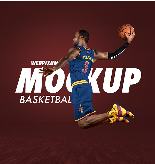 NBA Basketball Mockup Templates - FREE PSD Download