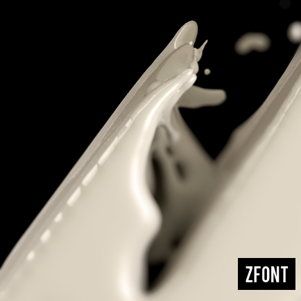 ZFONT   riccardo mucelli RICCARDO DESIGN type font 3D Font FONT ANIMATED organic Liquid