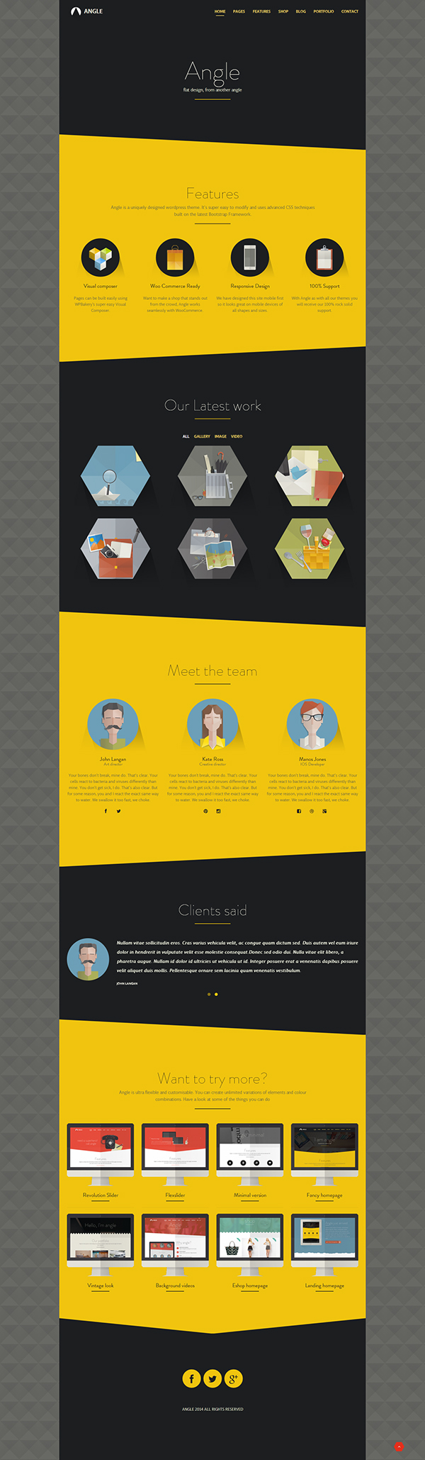 Website Webdesign business clean corporate creative flat minimal portfolio Responsive