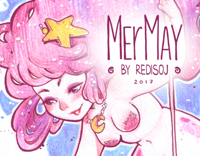 redisoj mermay mermay2017 mermaid sketch girl fantasy Character ink