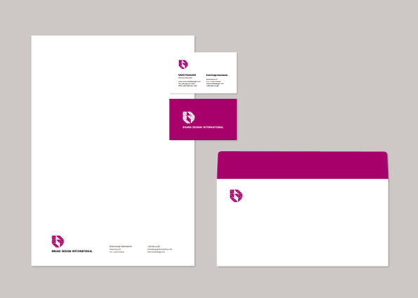 brand Forms business card logo