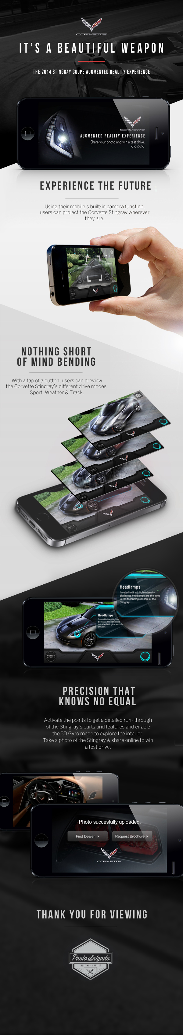 UI ux ios mobile apple android rich media rm Corvette GM stingray