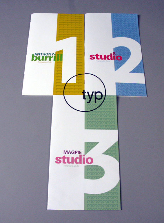 D&AD Typographic Circle circular Anthony Burrill Magpie Studio studio8