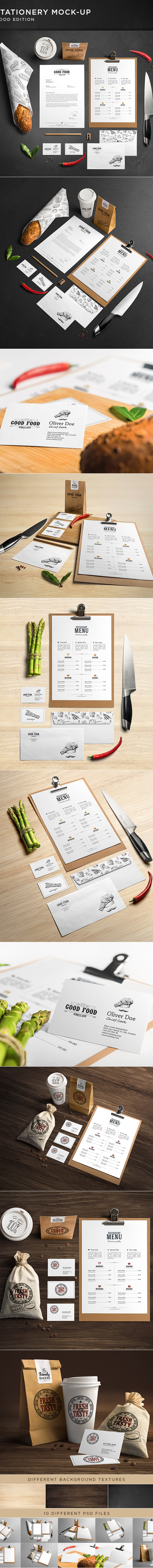 brand business card corporate Documents eco envelope identity letterhead mock up mock-up mock-ups preview paper pencil