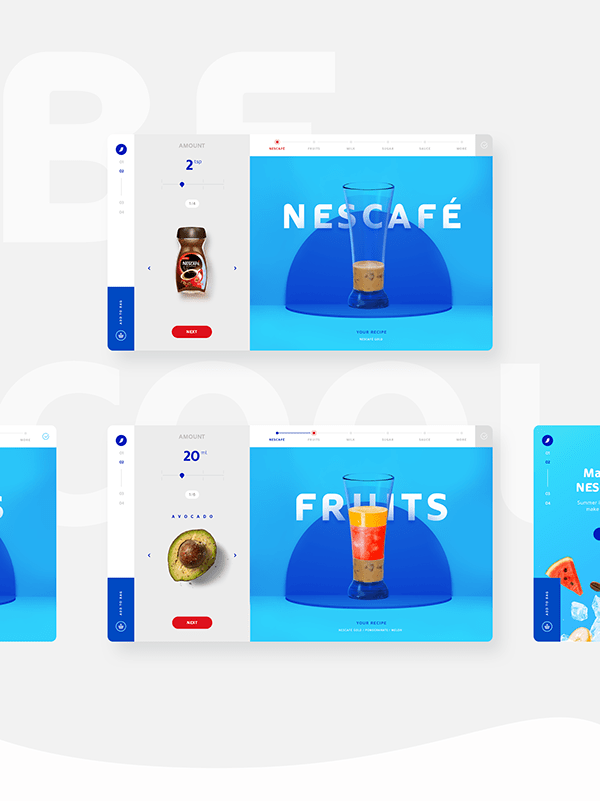 Nescafé Ice Web Design