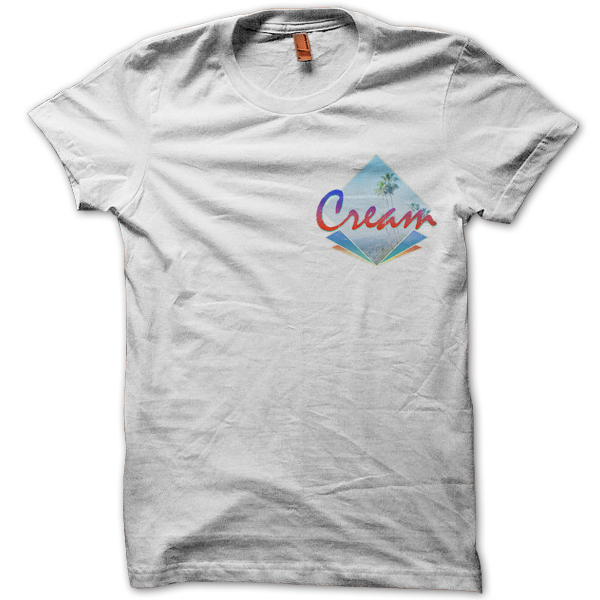 cream 80s Retro shirt