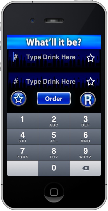 ios  iphone Mobile app drink order