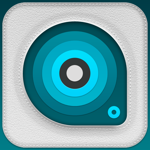 Icon iOS. android circles  leather stitch  Stitches  blue  white  Concentric texture leather stitches blue White Concentric