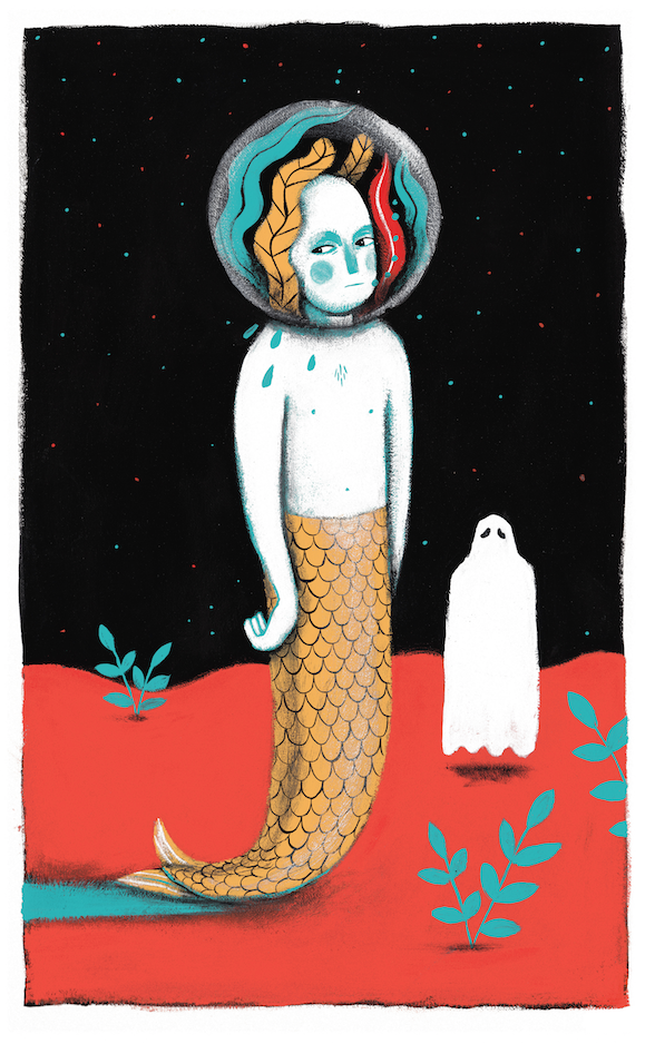 skuls death burial Limbo mermaid monster stars fable story