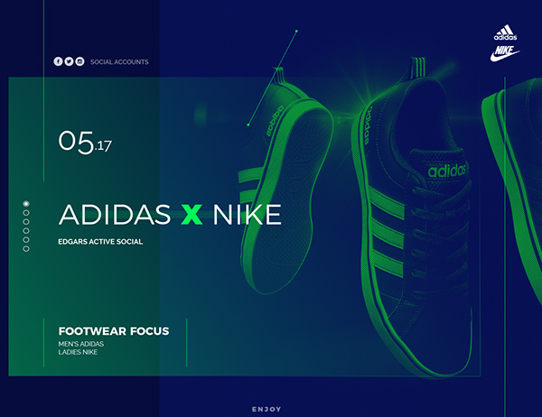 Adidas x Nike