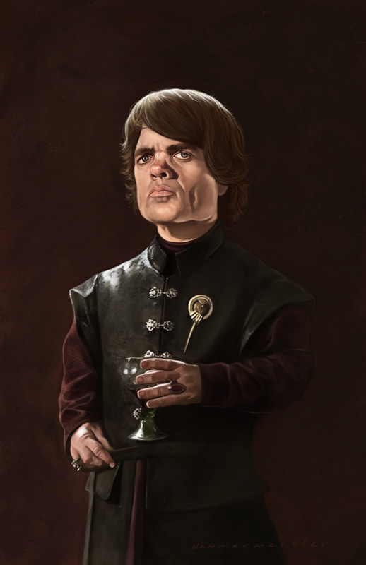 tyrion lannister peter dinklage Game of Thrones actor hollywood hbo digital painting fantasy art