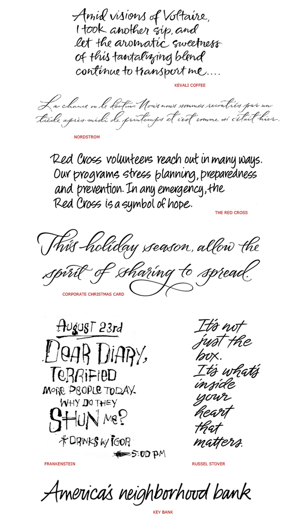 handwriting for advertising handwriting casual handwriting Taglines custom typography HAND LETTERING