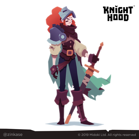 video game Character design  heroes medieval fantasy zinkase