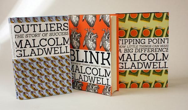 malcolm gladwell book covers type jackets series