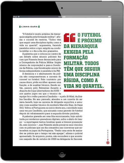 soccer digital magazine football futebol revista iPad android tablet tablets ios woodwing sports