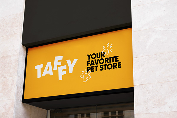 Taffy | Branding for a pet store chain