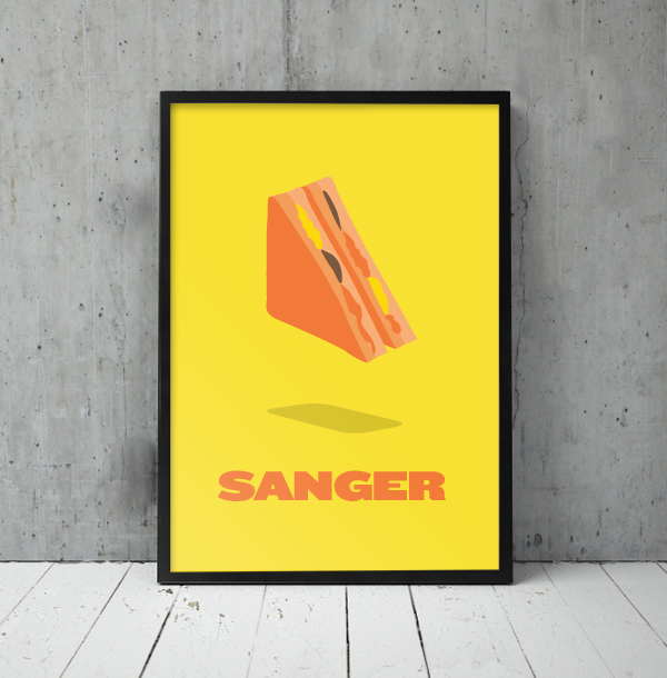 illustrations a to z aussie slang slang  Illustration icons blue orange yellow