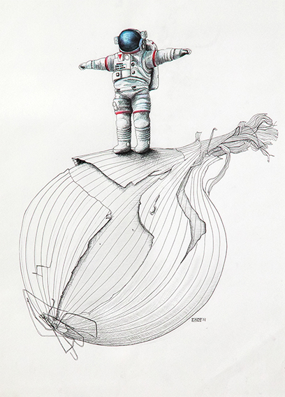 onions astronauts cosmonauts gravity layers max grüter
