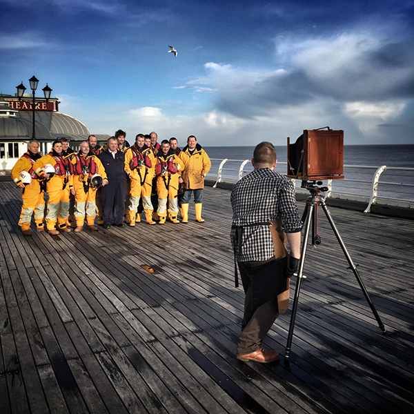 Lifeboat Station Project on location behind the scenes wet plate lifeboats maritime Landscape portrait nautical collodion RNLI
