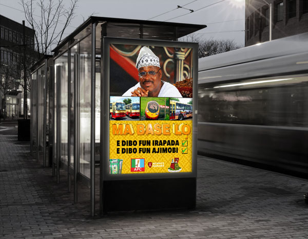 politics campaign Ibadan nigeria africa Yoruba newspaper Outdoor