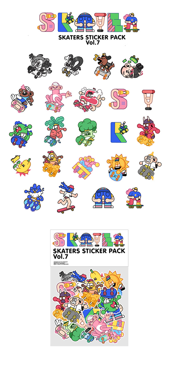 Skaters Sticker pack