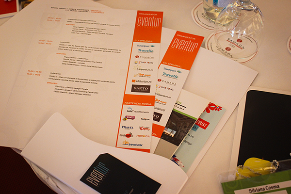 eventur Travel conference stationaries logo