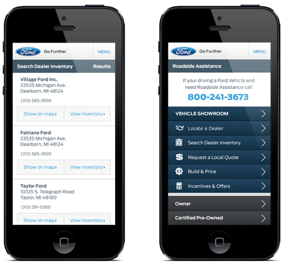 Ford mobile smartphone