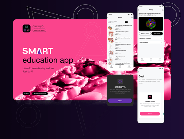 SMART — Education app. UX/UI Case. MVP.
