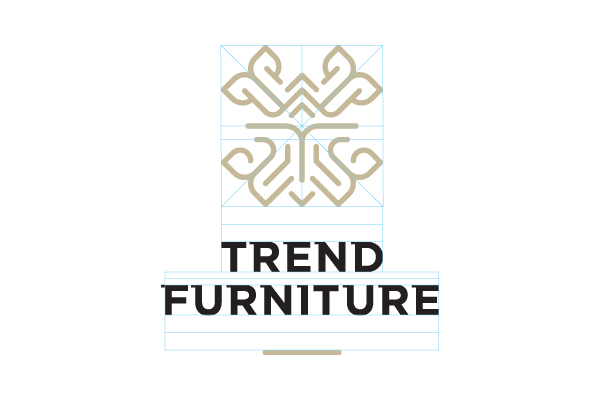 trend furniture print brochure presentation furniture ID logo business card