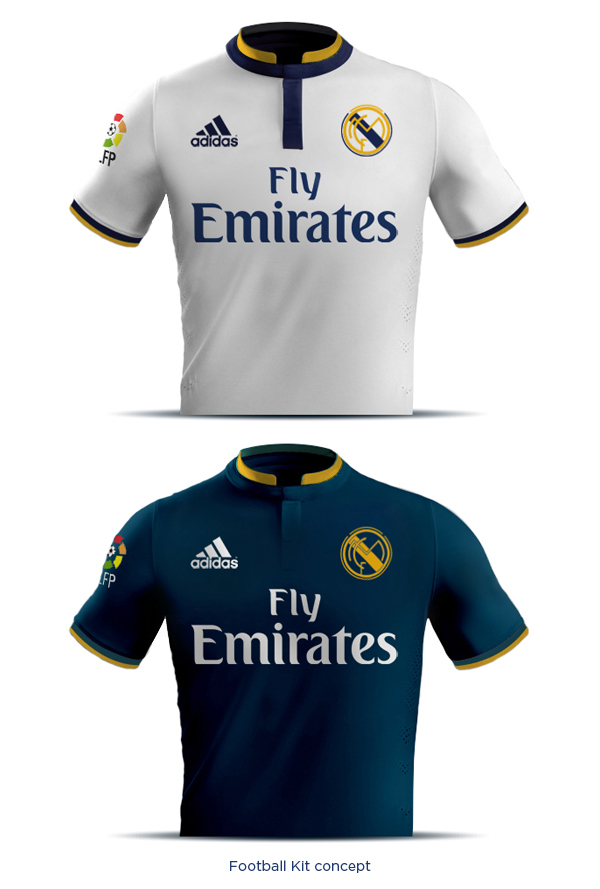 alejo malia Real Madrid football Rebrand design sport
