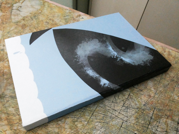 graphic design book fish underwater ink Bookbinding Form simple print paper Diary