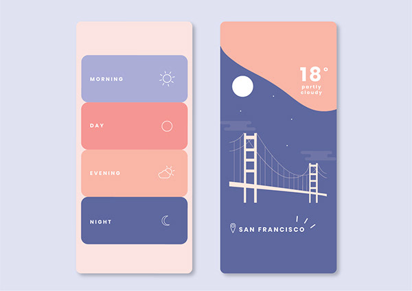 Weather App Concept: Microinteraction