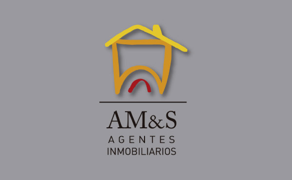Logotipo marca inmobiliaria casa