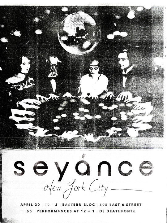 poster flyer Nightlife nyc vintage