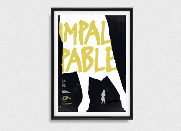 Gabriele poster fadu uba teatro impalpable afiche diseño gráfico desing editorial