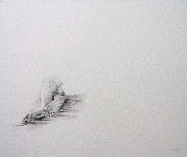 Descanso / Rest (2014) Grafito sobre papel / Graphite on paper - drawing by by Ana Hernández
