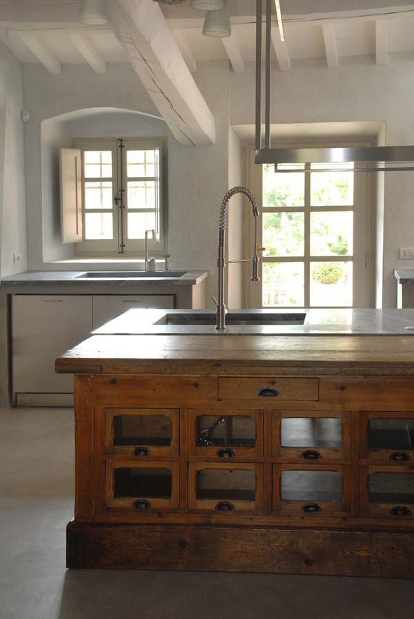 interiors kitchen country Italy b-arch