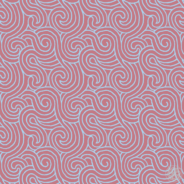 pattern repeat Swirls waves