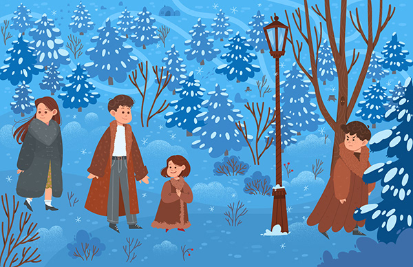 The Chronicles of Narnia - children book illustration