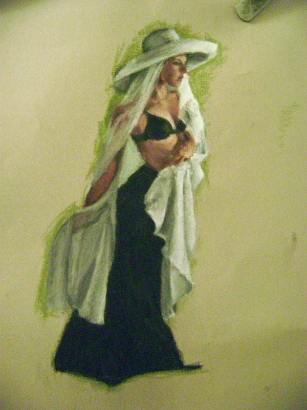 nupastel charcoal pastel figure Figure Drawing people