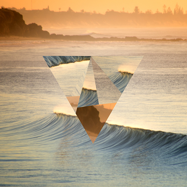 design light Surf water Ocean beach SKY colour clouds Triangles geometric