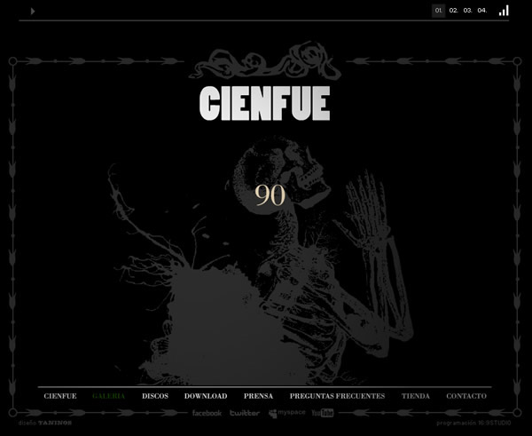 cienfue Website diseño programación tanino studio 16 9STUDIO