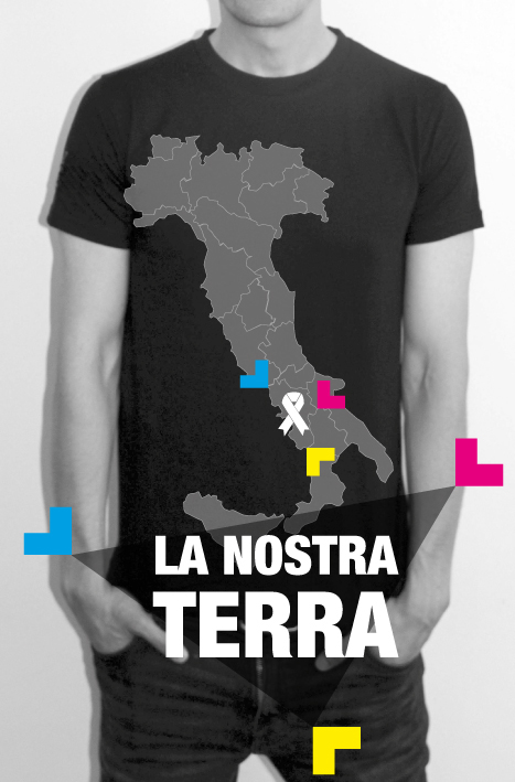 graphic campagna di sensibilizzazione la nostra terra triangolo della morte Campania terra dei fuochi